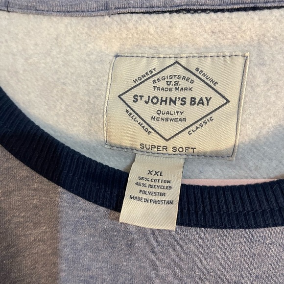 St. John's Bay Super Soft Men's casual long sleeve super soft inside NWT, XXL - Picture 1 of 8